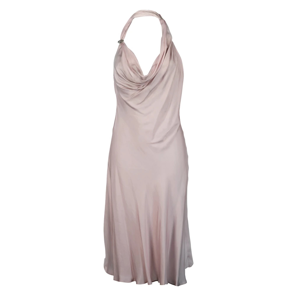 Diesel Women's Pink Midi Dresses 4XS