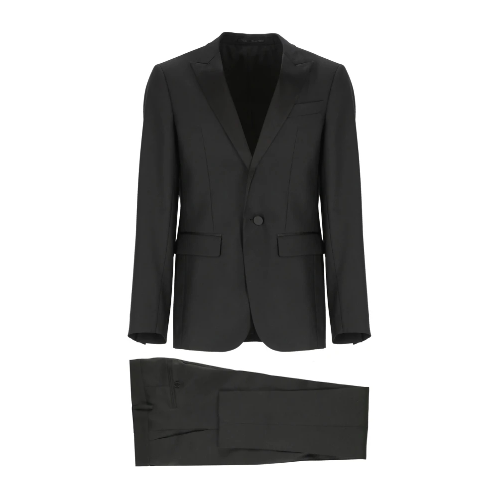 Dsquared2 Men's Black Single Breasted Suits 3XL