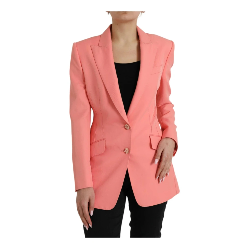 Dolce & Gabbana Women's Pink Blazers 2XS