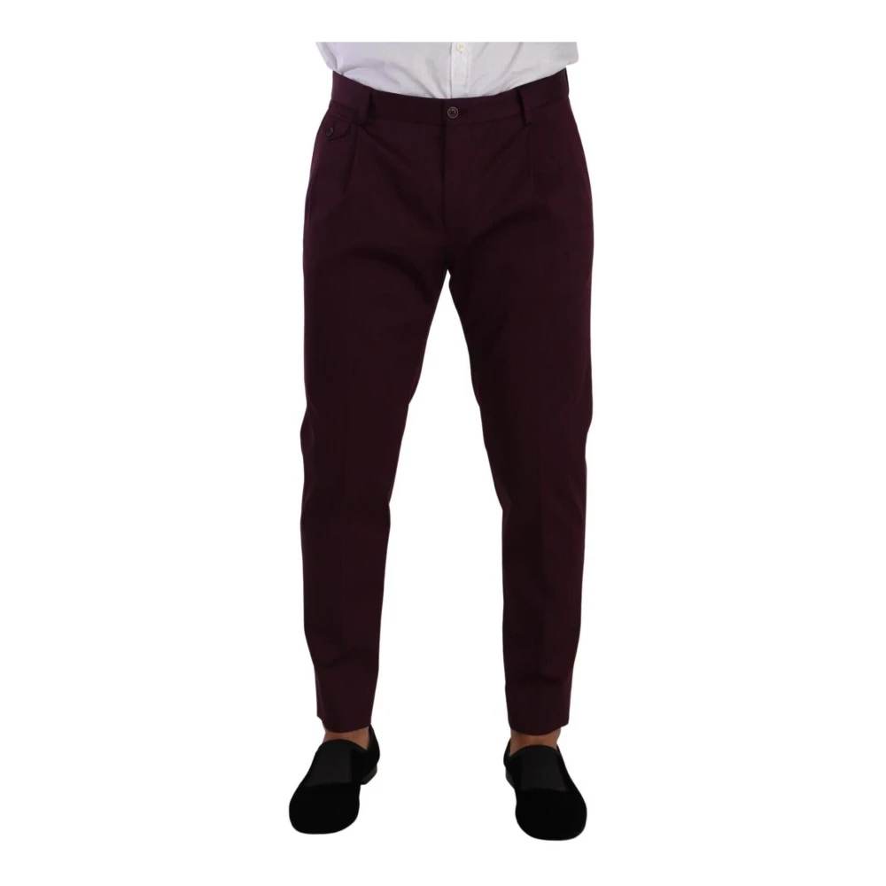 Dolce & Gabbana Men's Purple Chinos Medium