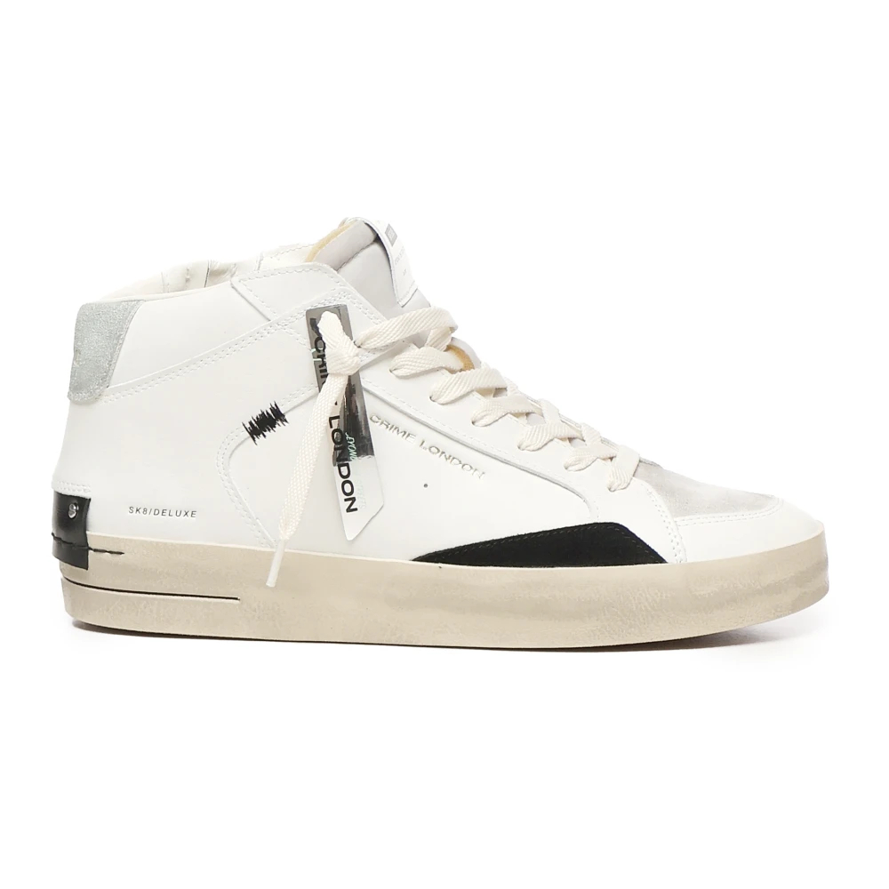 Crime London Men's White Sneakers Size 10 Uk