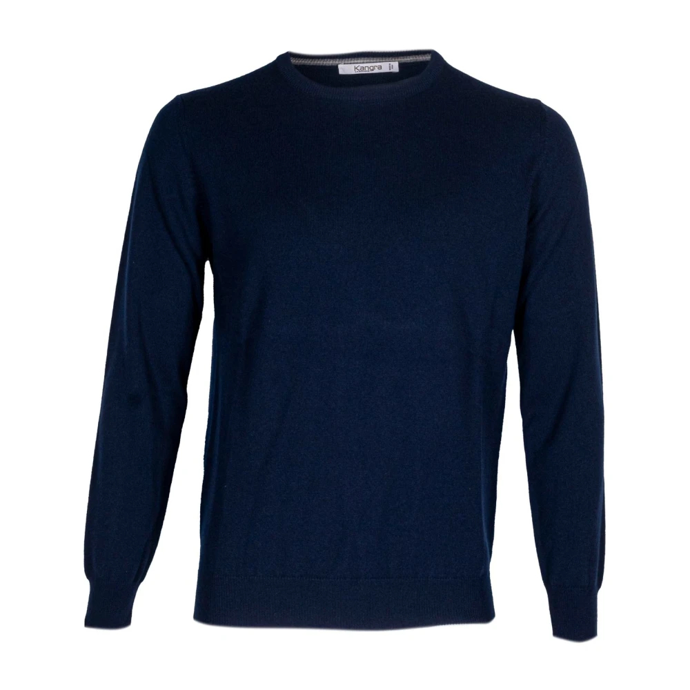 Kangra Men's Blue Cashmere Knitwear Medium
