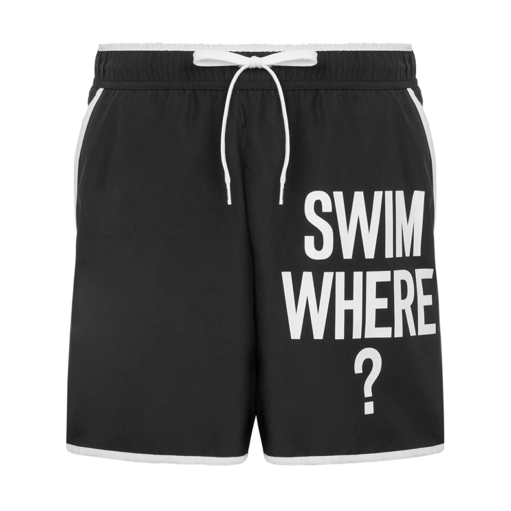 Moschino Men's Black Beachwear Extra Large