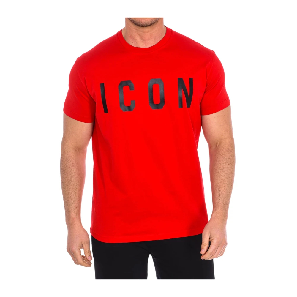Dsquared2 Men's Red T-Shirts Extra Small