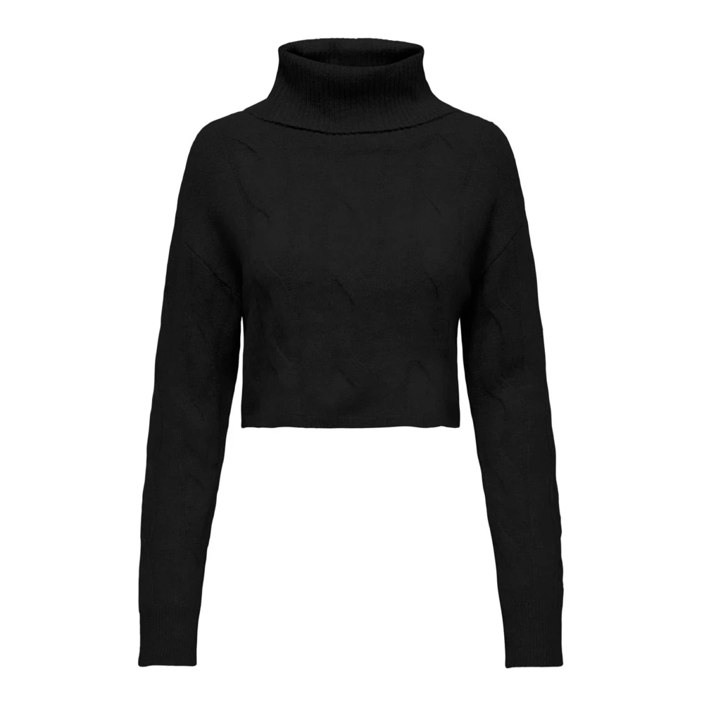 Only Women's Black Turtlenecks Medium
