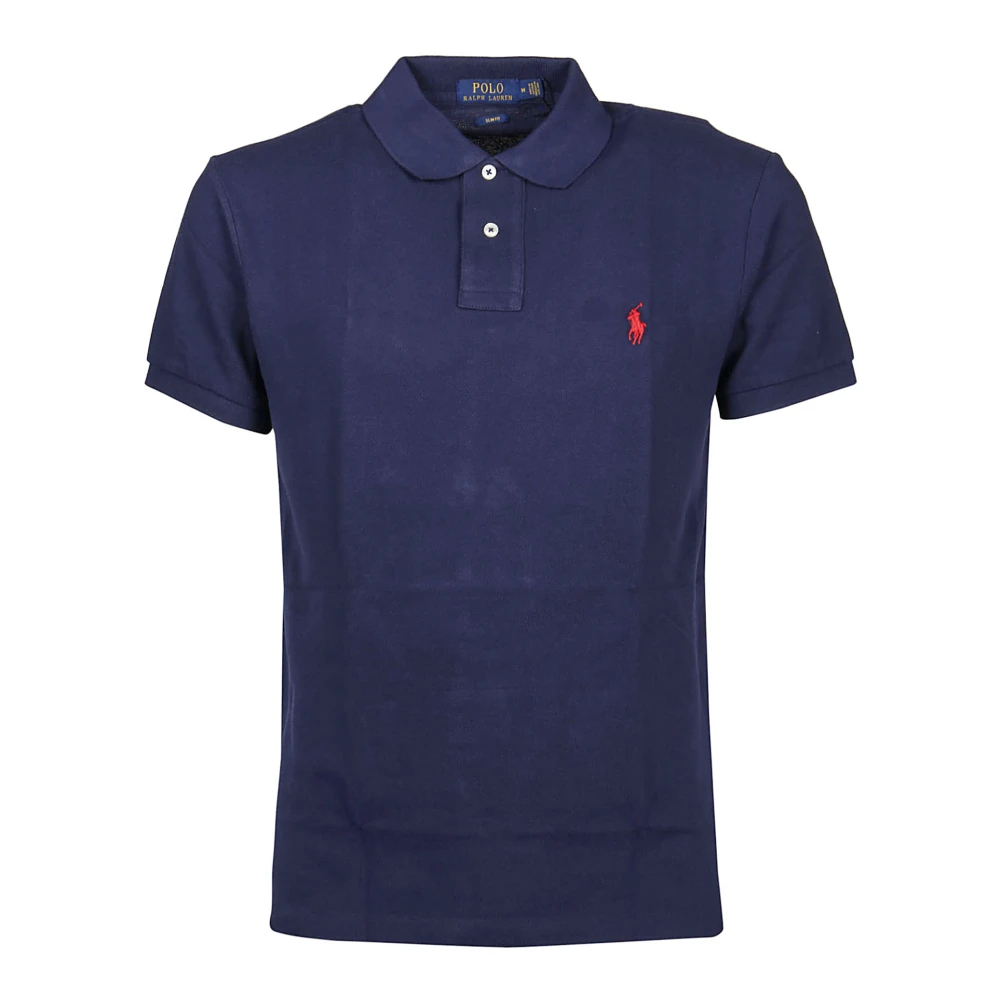 Polo Ralph Lauren Men's Blue Polo Shirts Small