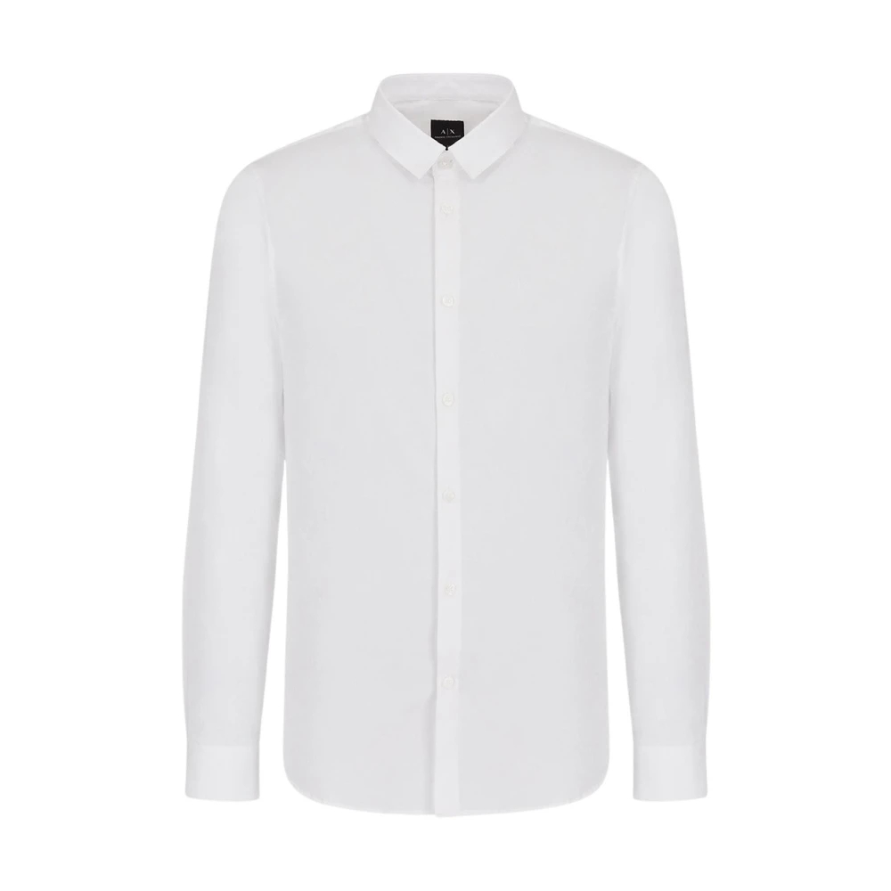 Armani Exchange Men's White Formal Shirts Large