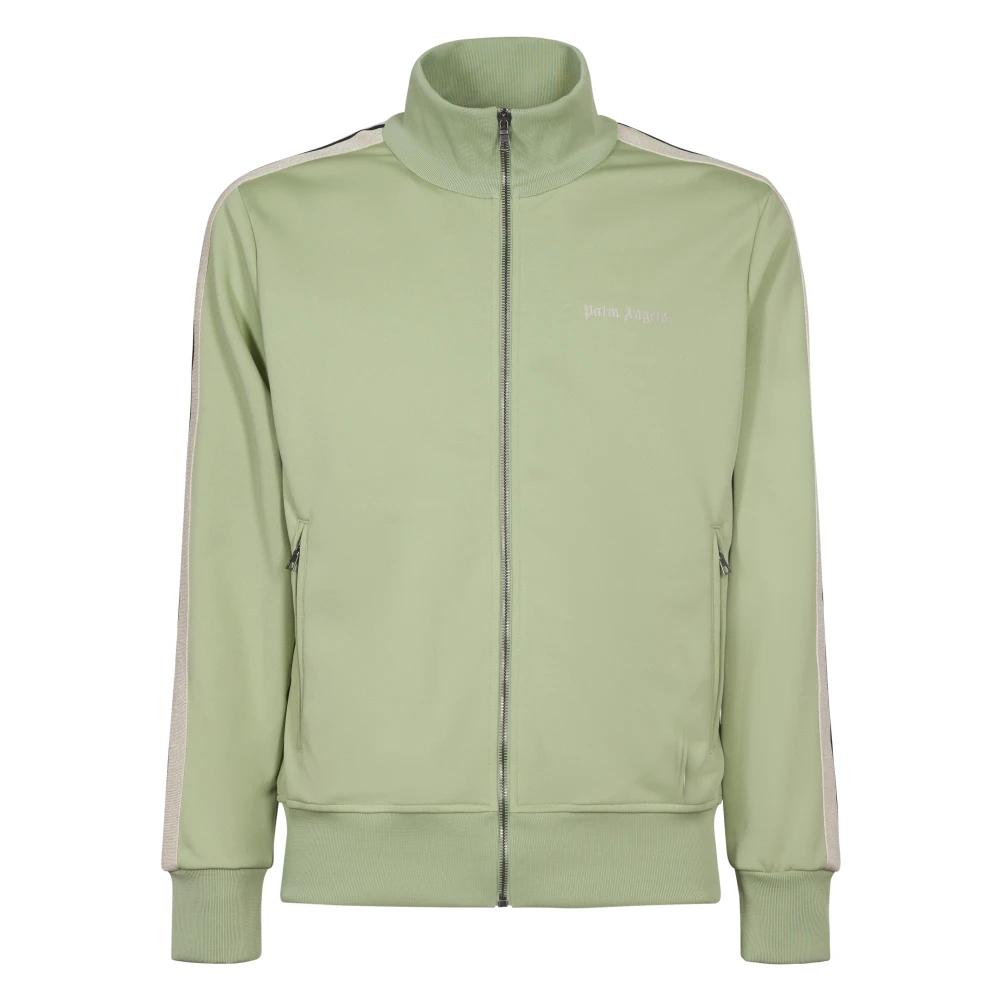 Palm Angels Men's Green Zip-Throughs Extra Large