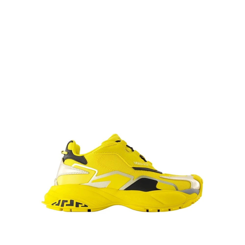 Versace Men's Yellow Sneakers Size 6 Uk