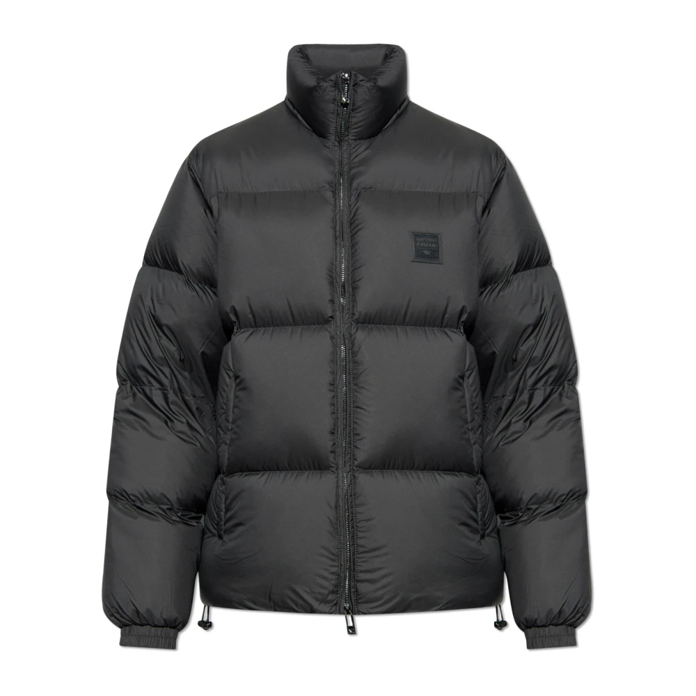 Emporio Armani Men's Black Down Jackets Large