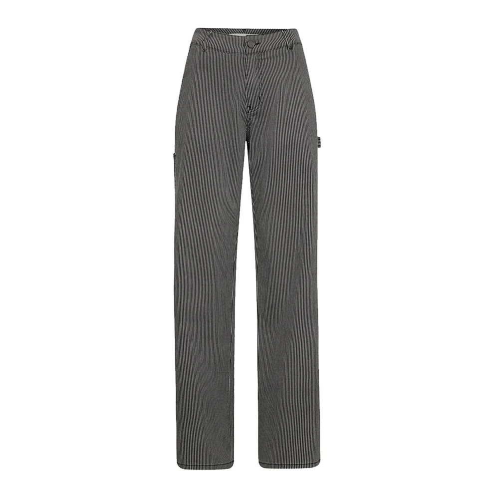 Sofie Schnoor Women's Gray Wide Trousers Medium