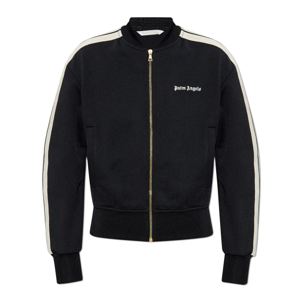 Palm Angels Women's Black Zip-Throughs Small