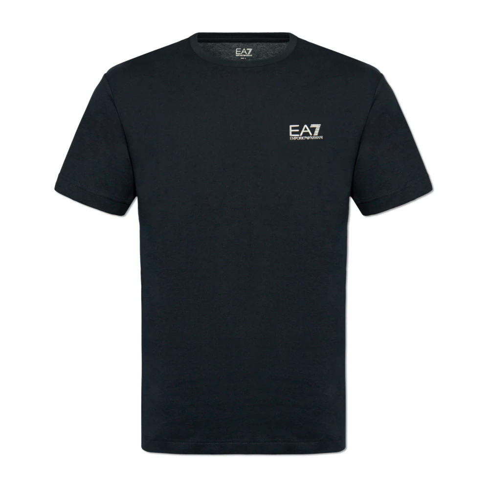 Emporio Armani Ea7 Men's Blue T-Shirts Extra Large