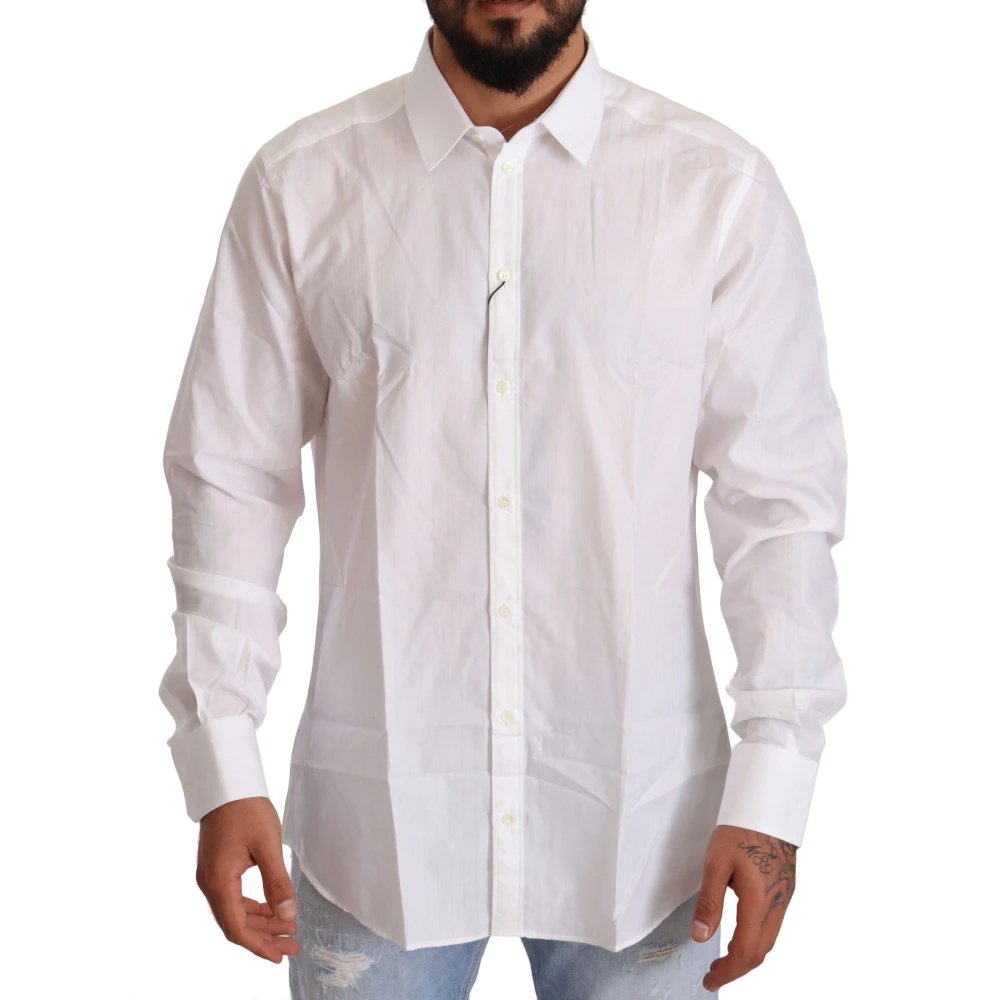 Dolce & Gabbana Men's White Casual Shirts 4XL