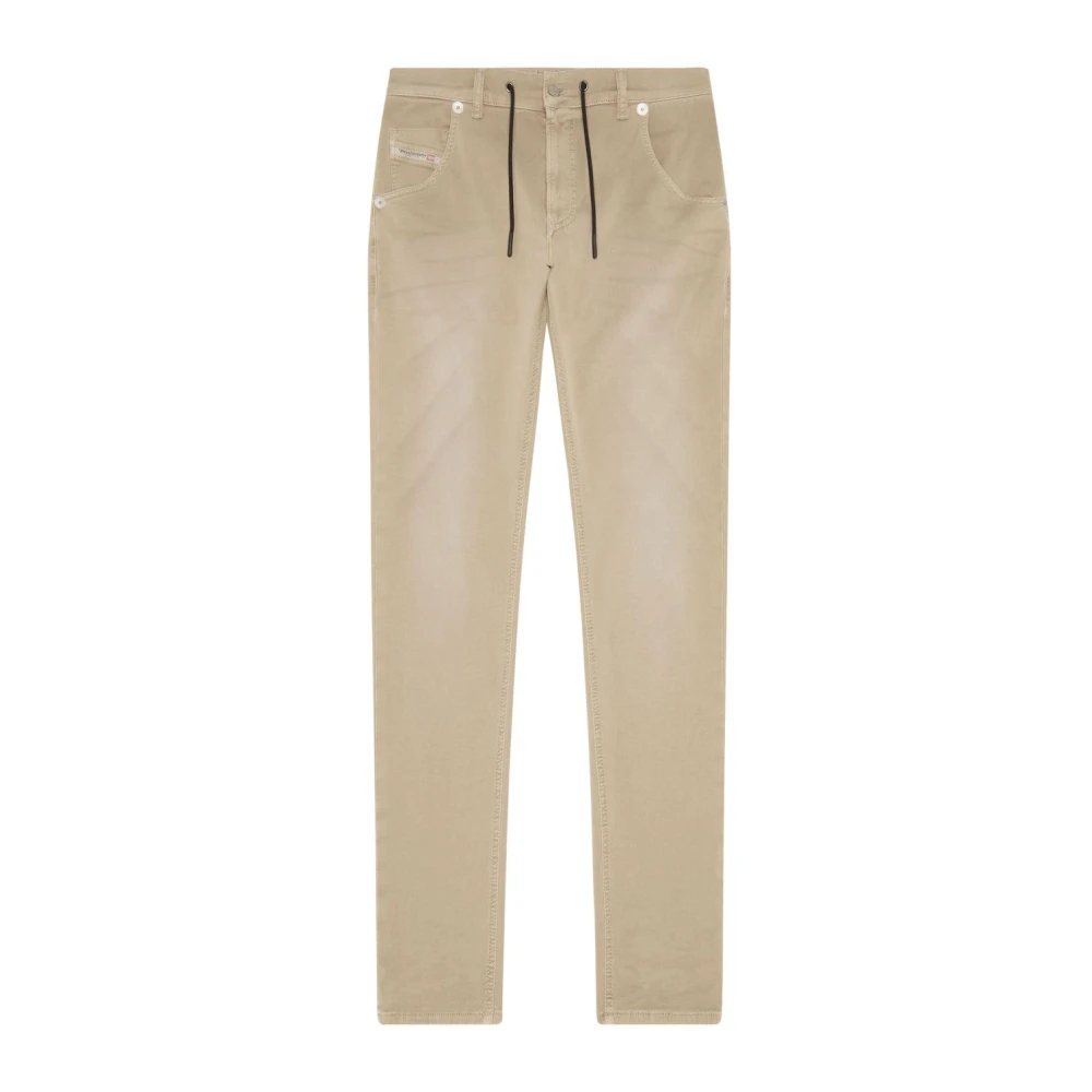 Diesel Men's Beige Straight Jeans W34