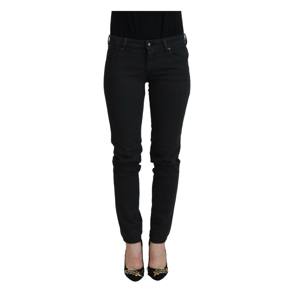 Ermanno Scervino Women's Black Slim-Fit Jeans W26