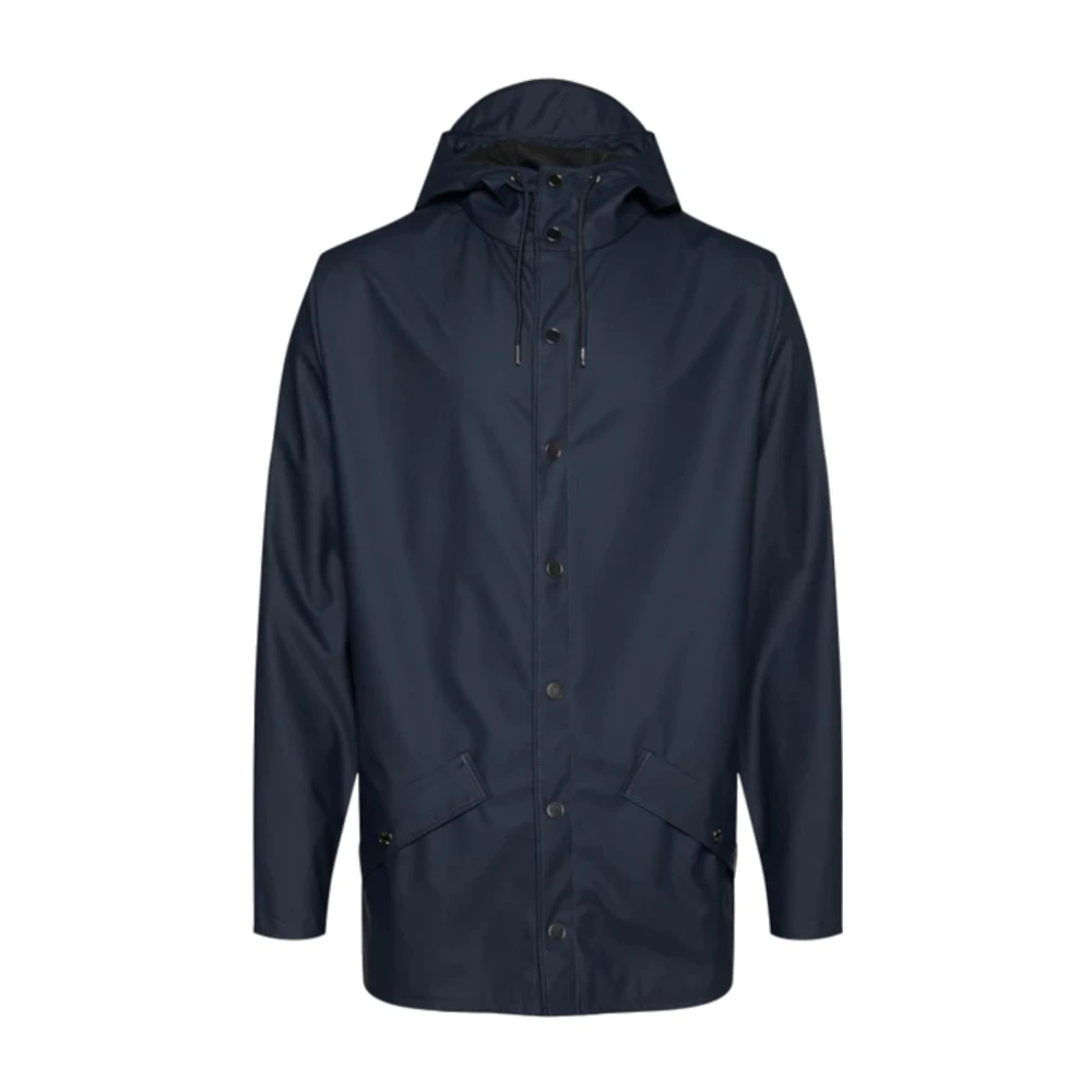 Rains Women's Blue Rain Jackets Small