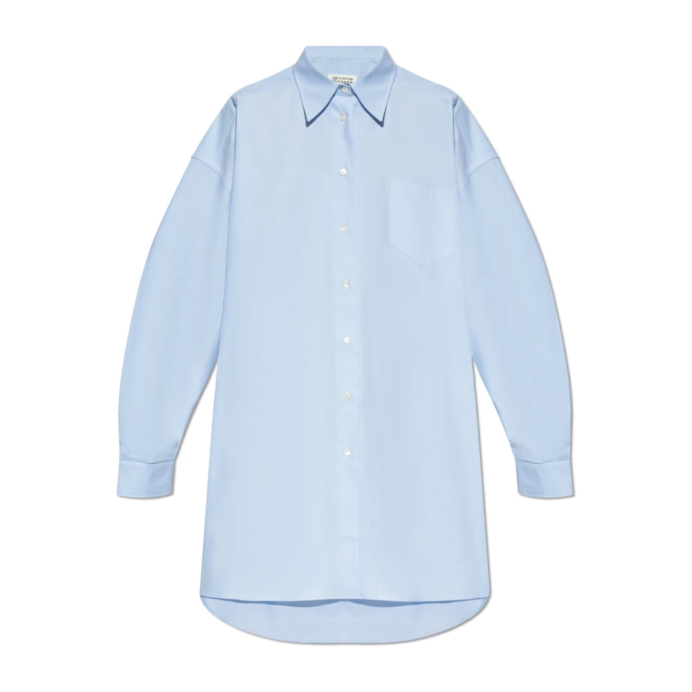 Maison Margiela Women's Blue Shirts Extra Small