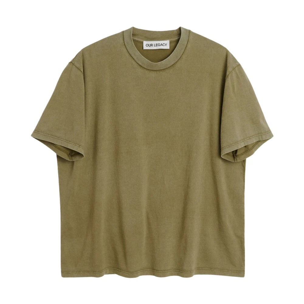 Our Legacy Men's Green T-Shirts Large