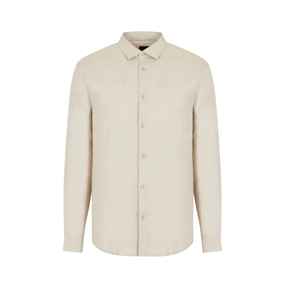 Armani Exchange Men's Beige Casual Shirts 2XL
