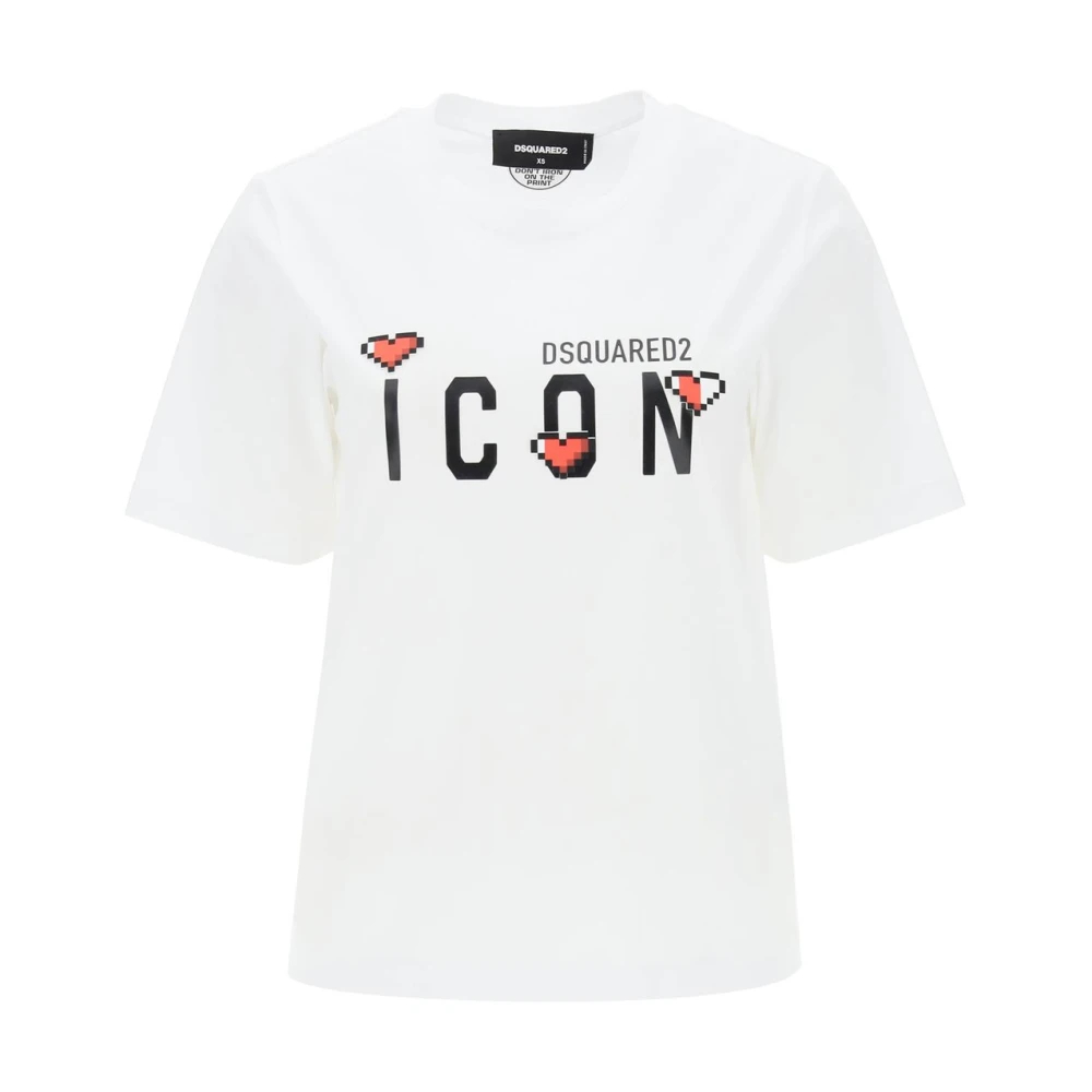 Dsquared2 Women's White T-Shirts Small