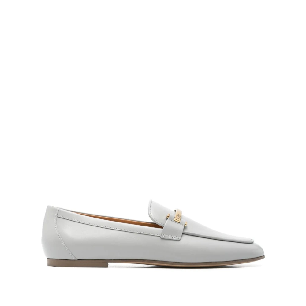 Tod's Women's Gray Loafers Size 7 Uk