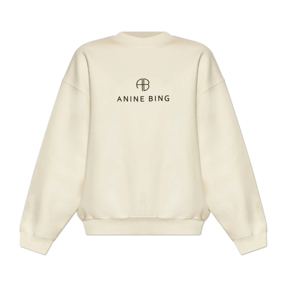 Anine Bing Women's Beige Sweatshirts Medium