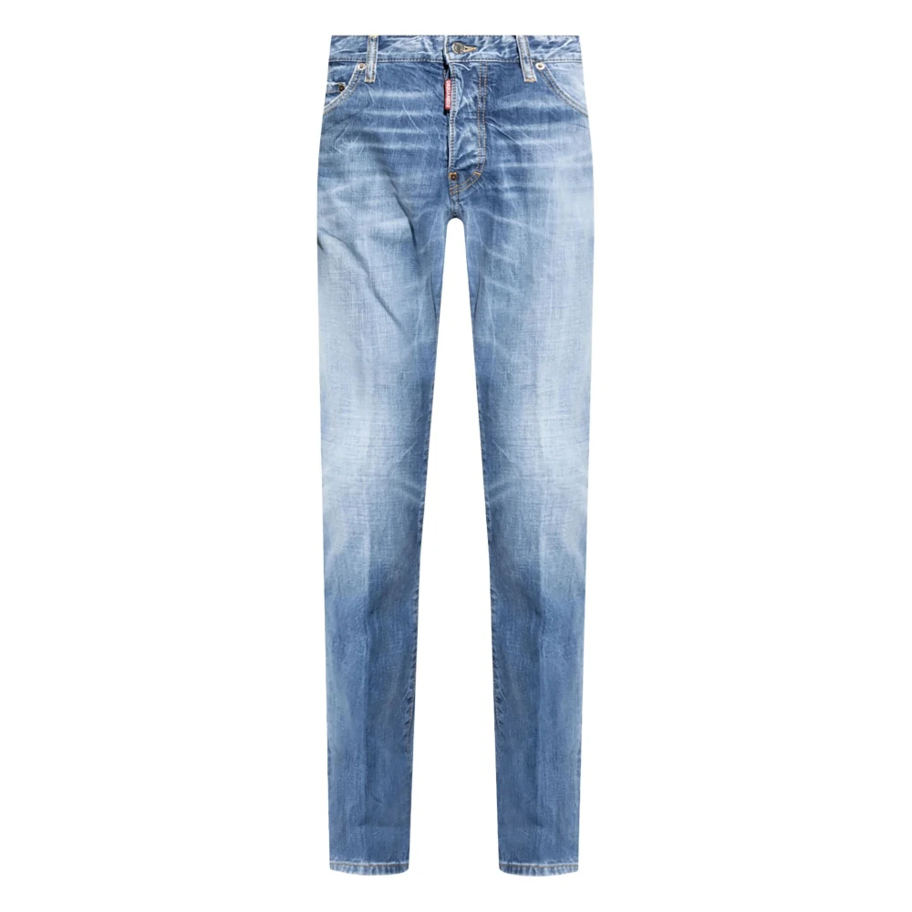 Dsquared2 Men's Blue Slim-Fit Jeans Medium