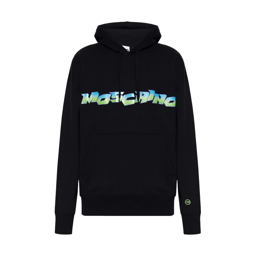 Moschino Men's Black Hoodies Medium