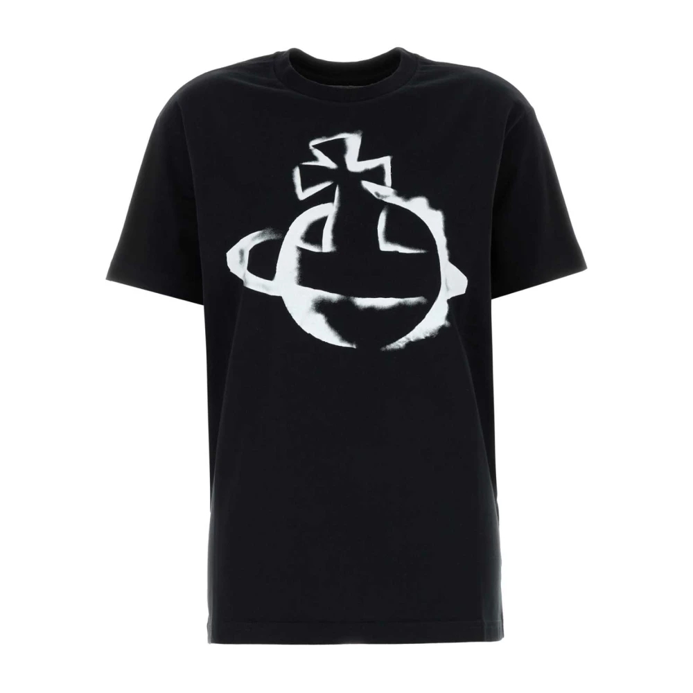 Vivienne Westwood Women's Black T-Shirts Large