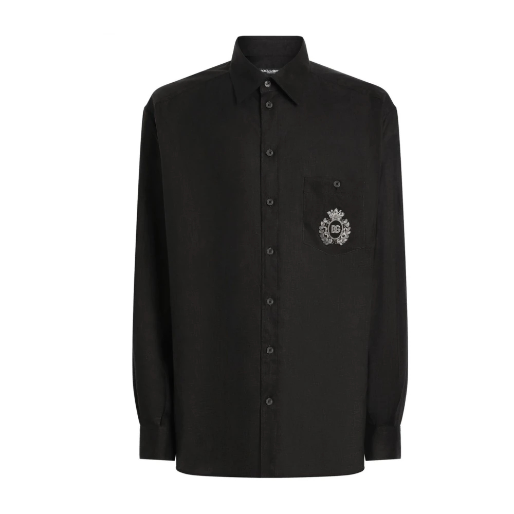 Dolce & Gabbana Men's Black Casual Shirts Medium
