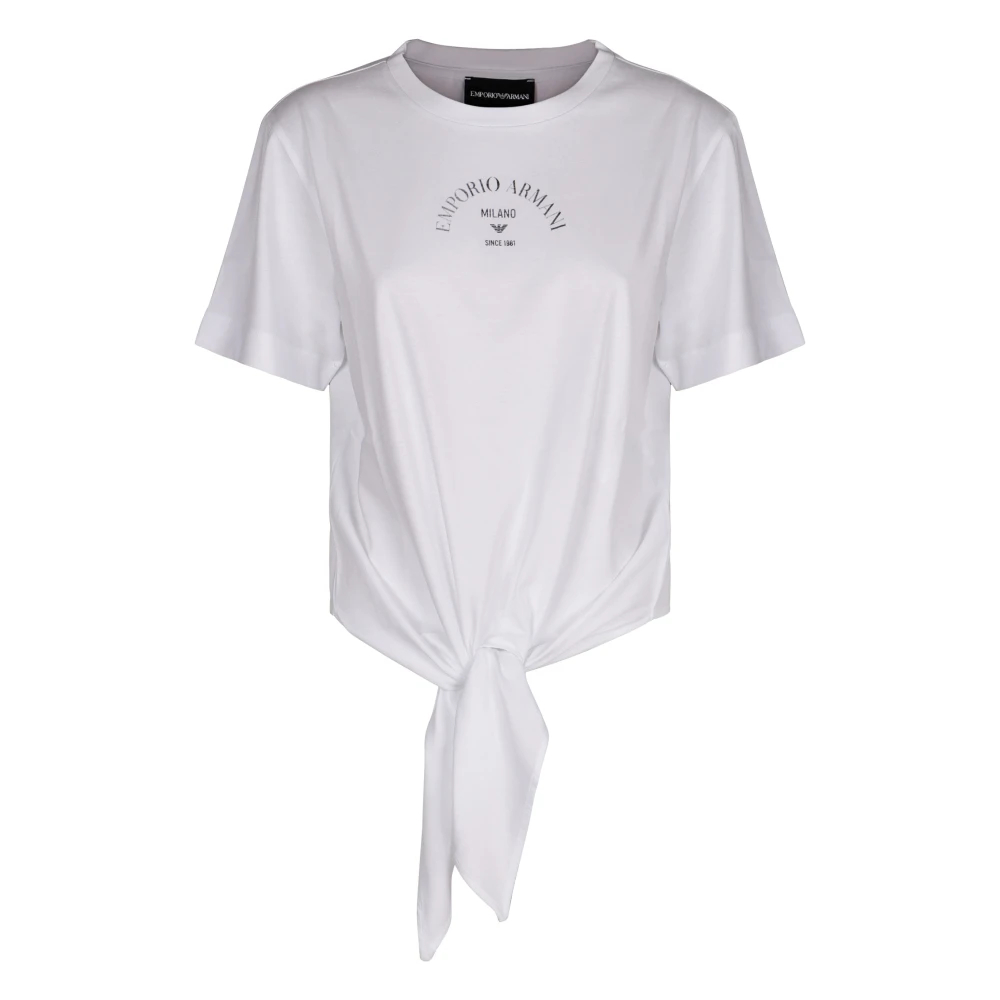 Emporio Armani Women's White T-Shirts Extra Small