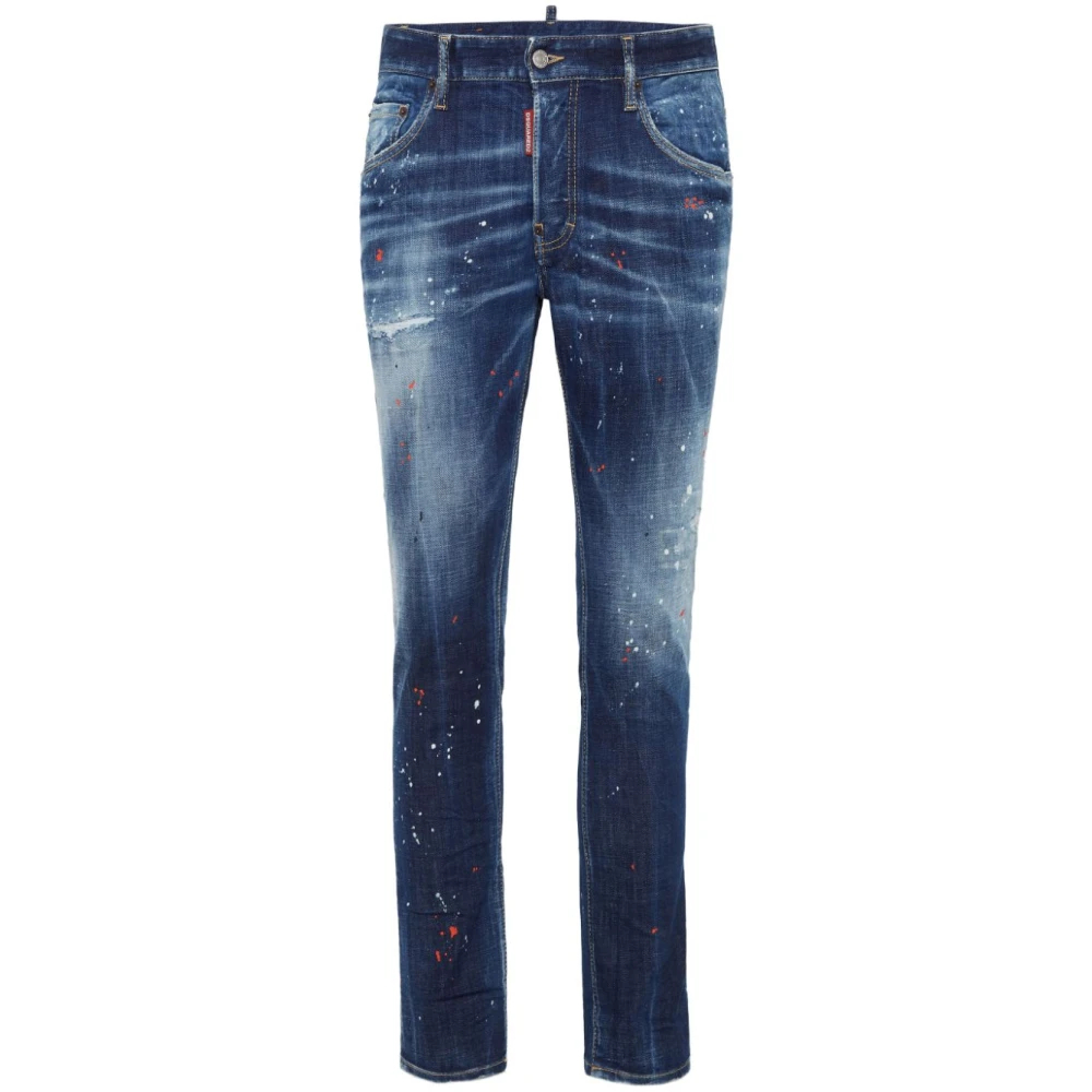 Dsquared2 Men's Blue Slim-Fit Jeans 3XL
