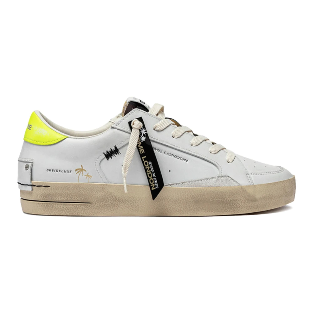 Crime London Men's White Sneakers Size 11 Uk