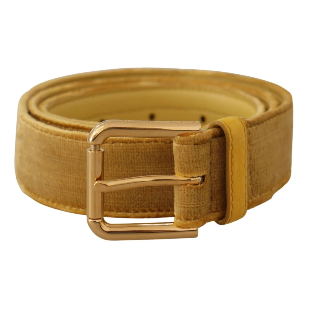 Dolce & Gabbana Women's Yellow Belts Medium