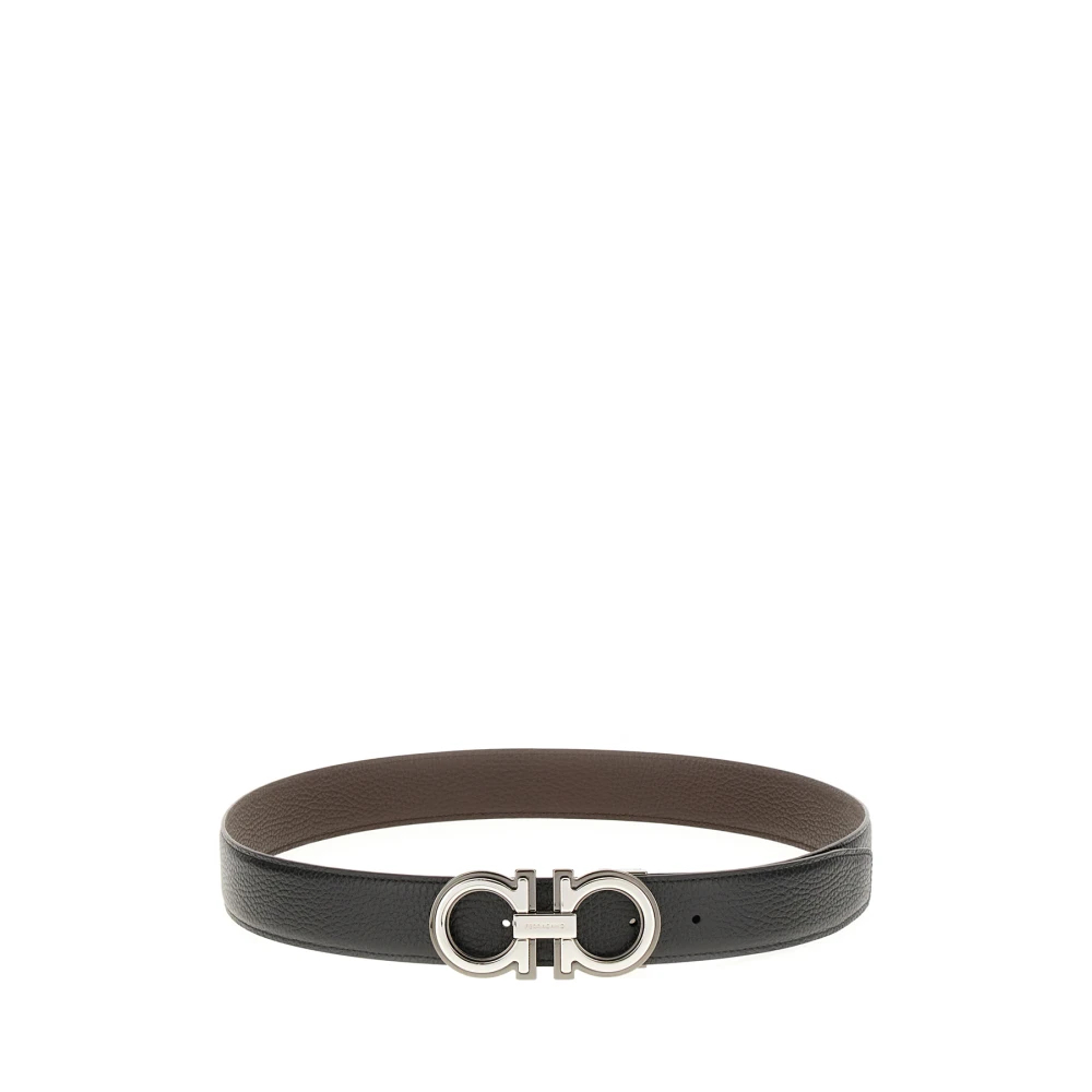 Salvatore Ferragamo Men's Black Belts Medium
