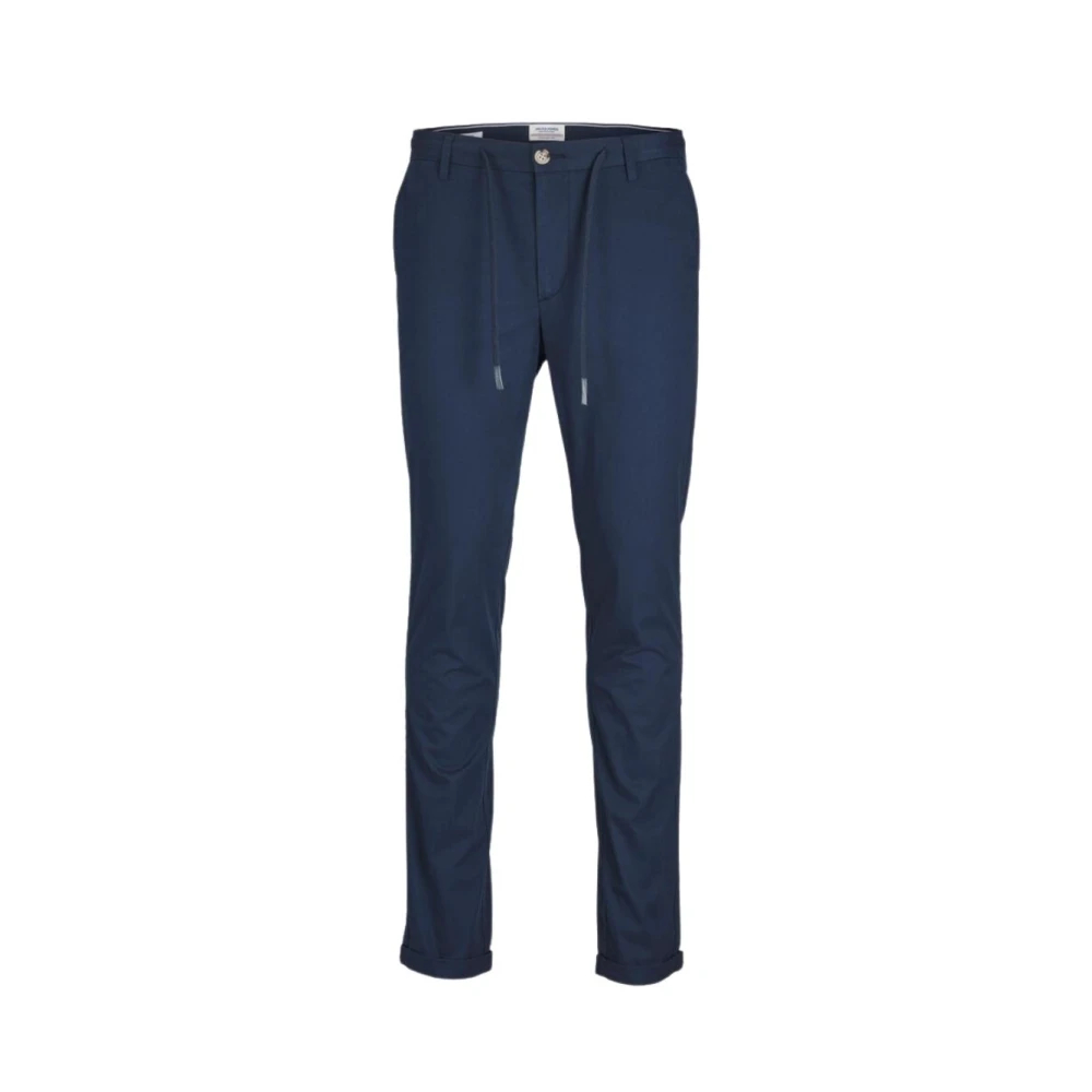 Jack & Jones Men's Blue Slim-Fit Trousers W31 L30