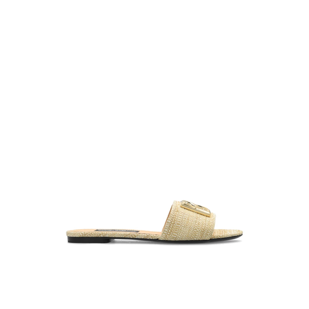 Dolce & Gabbana Women's Beige Sliders Size 2 Uk