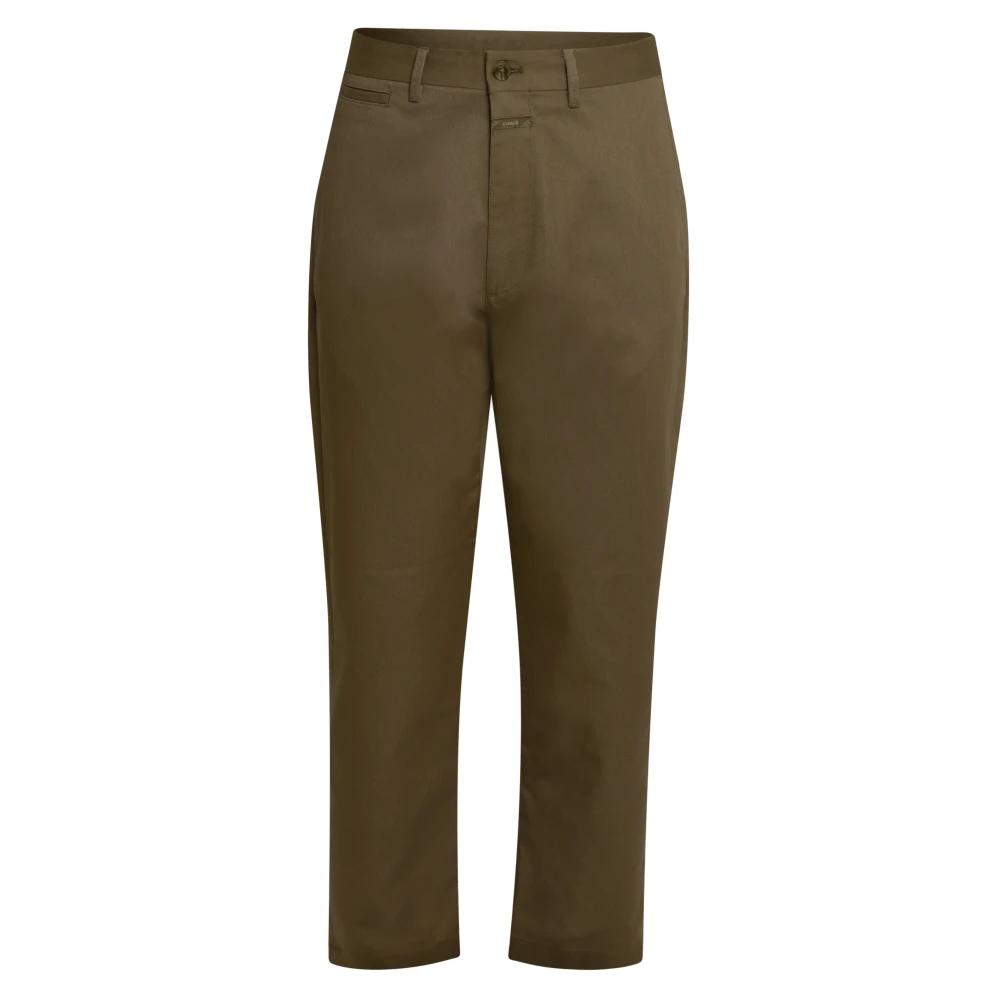 Closed Men's Green Straight Trousers W29 L30