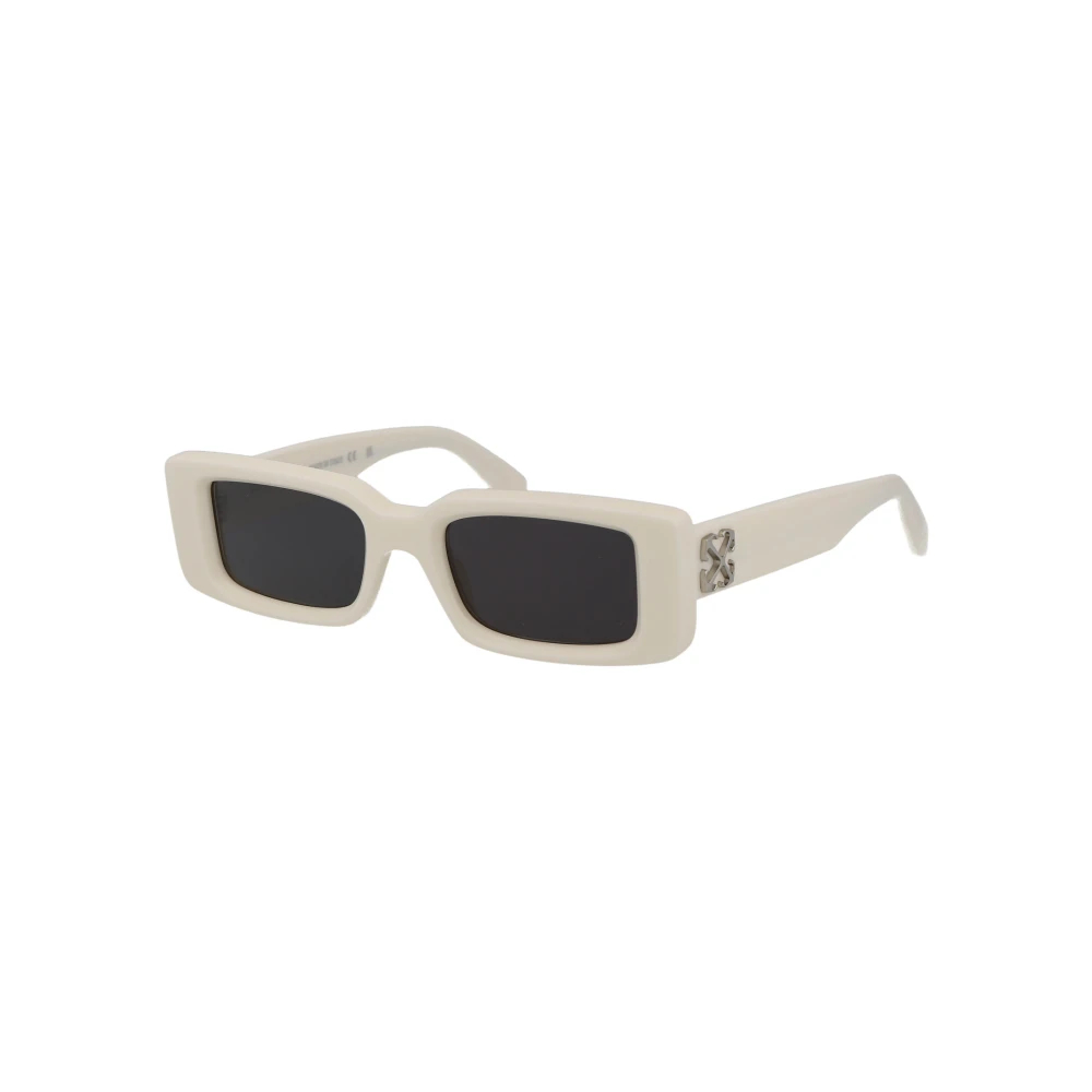 Off White Unisex White Sunglasses Medium