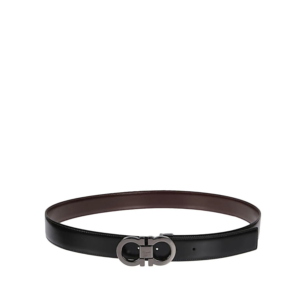 Salvatore Ferragamo Men's Black Belts Medium