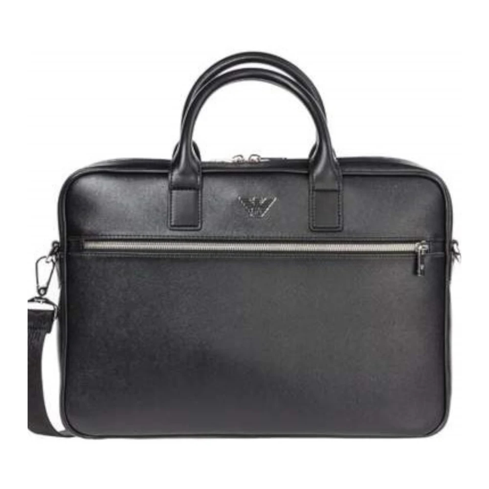 Emporio Armani Men's Black Laptop Bags & Cases