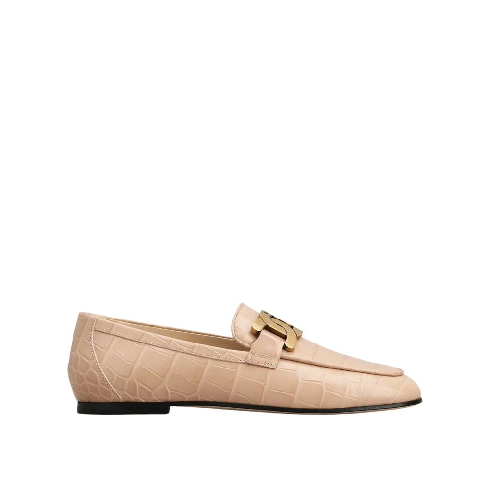 Tod's Women's Pink Loafers Size 8 Uk