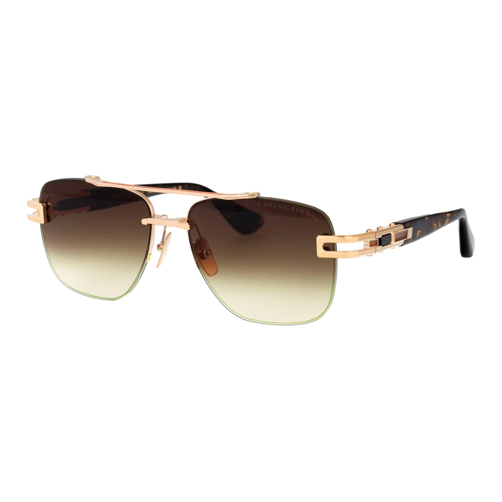 Dita Unisex Yellow Sunglasses Medium