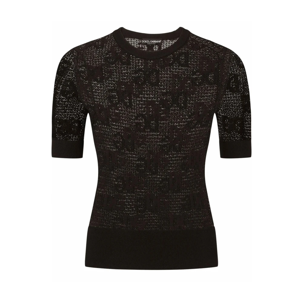 Dolce & Gabbana Women's Black T-Shirts Small
