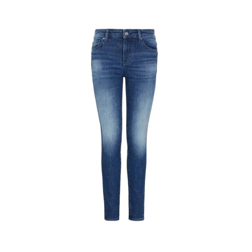 Armani Exchange Women's Blue Skinny Jeans W28