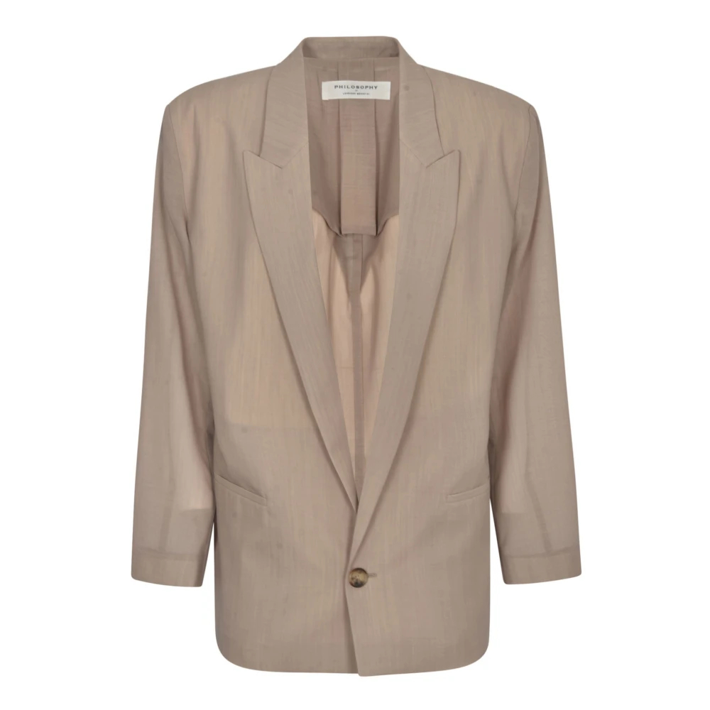 Philosophy Di Lorenzo Serafini Women's Gray Blazers Small