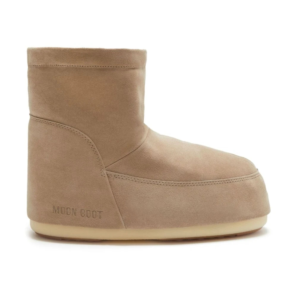 Moon Boot Women's Beige Winter Boots Size 6 Uk