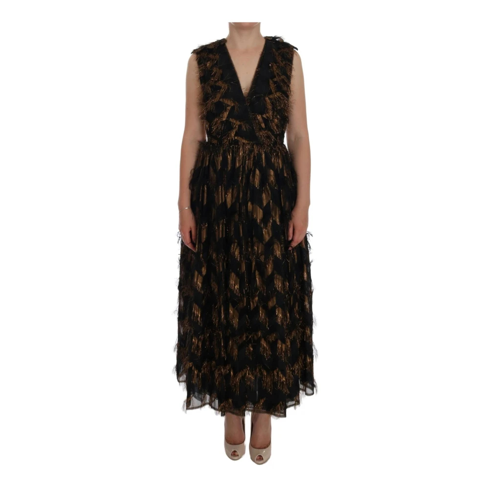 Dolce & Gabbana Women's Black Maxi Dresses 3XS