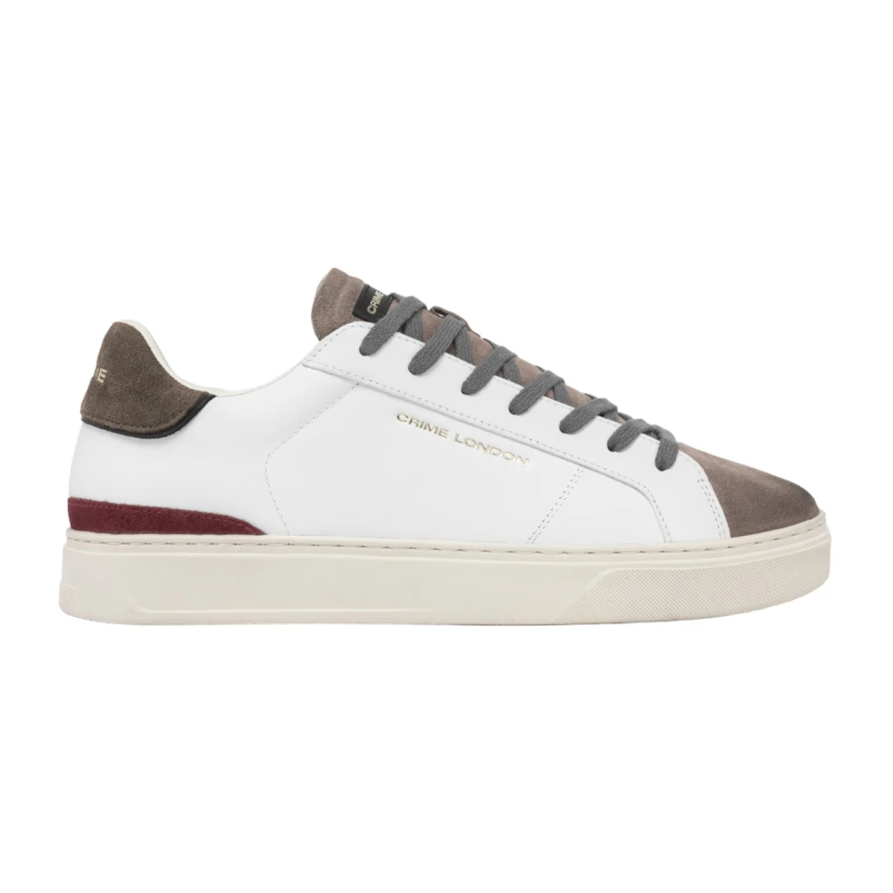 Crime London Men's White Sneakers Size 7 Uk